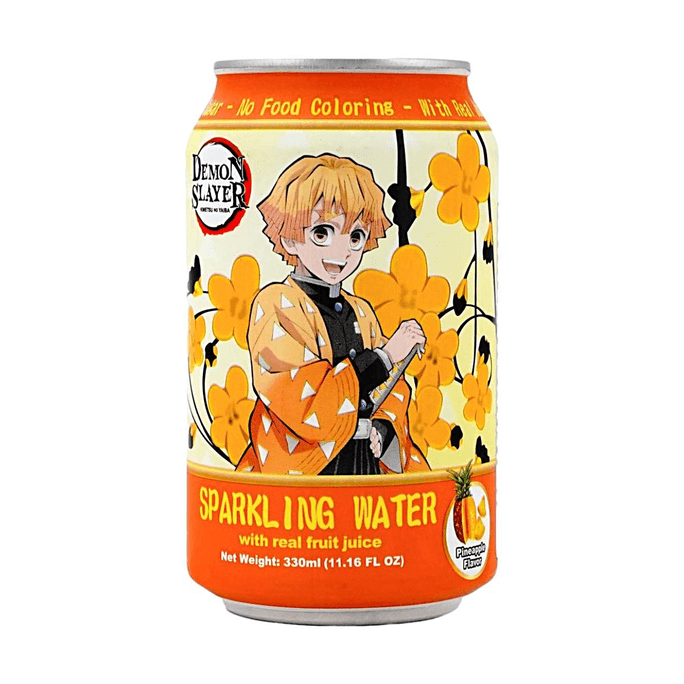 越南版ANYYUMSx鬼灭之刃联名  气泡水 菠萝味 330ml