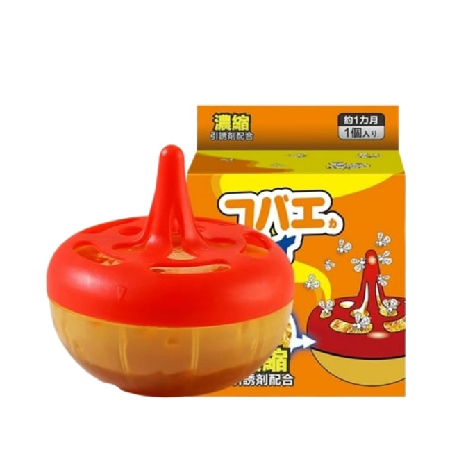 【Expédition directe depuis la Chine】 First-rate Appât anti-mouches pour usage domestique, insecticide intérieur pour éliminer les petits insectes volants, piège à moucherons et mouches des fruits 1 boîte 【Jaune/Arôme fruité】