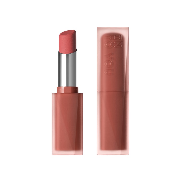 心慕与你 【高显色度】哑光口红 膏体雾面丝绒 持久显色 ML10-喜温桃 春夏必入色 2.9g 6