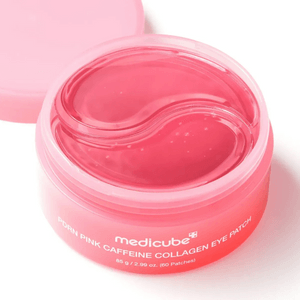 PDRN Pink Caffeine Collagen Eye Patch 2.99 oz (60 pieces) 【Brightening & Depuffing】【Firming & Elasticity】