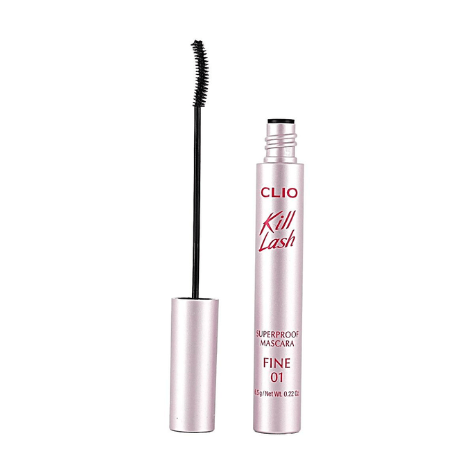 킬래쉬 슈퍼프루프 파인 마스카라 #바닐라 블랙, 0.23 oz. 내추럴 브라운 워터프루프 마스카라 (롱래스팅 컬)