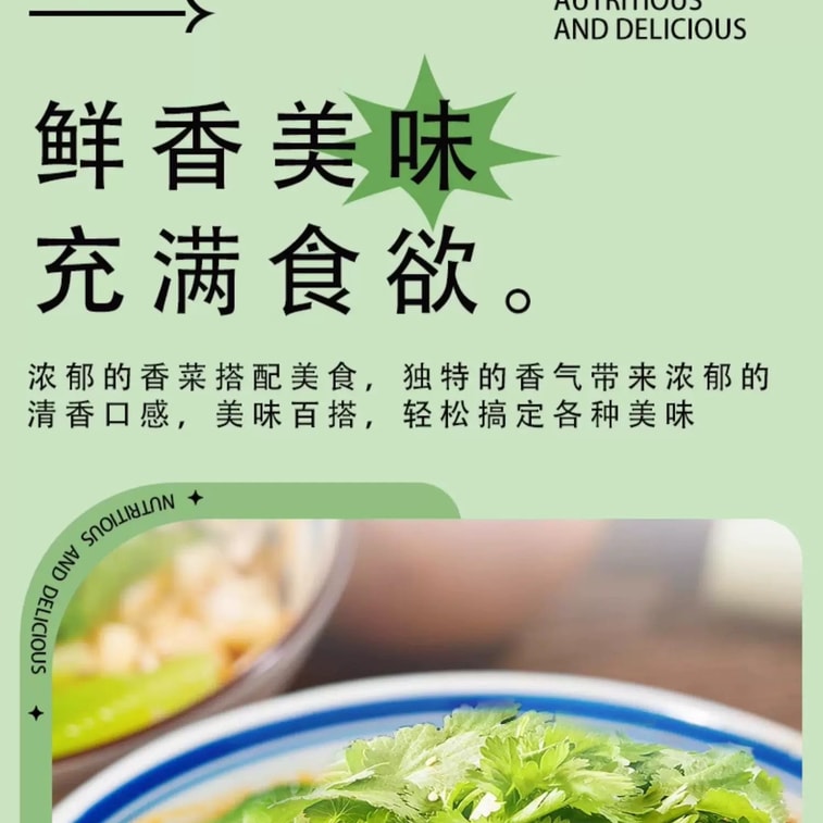  Dehydrated Cilantro and Green Onion 0.7g*10 packs 3