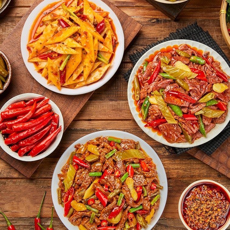 【中国直送】四川風 香味唐辛子炒めソース (65g*2) 1袋 4