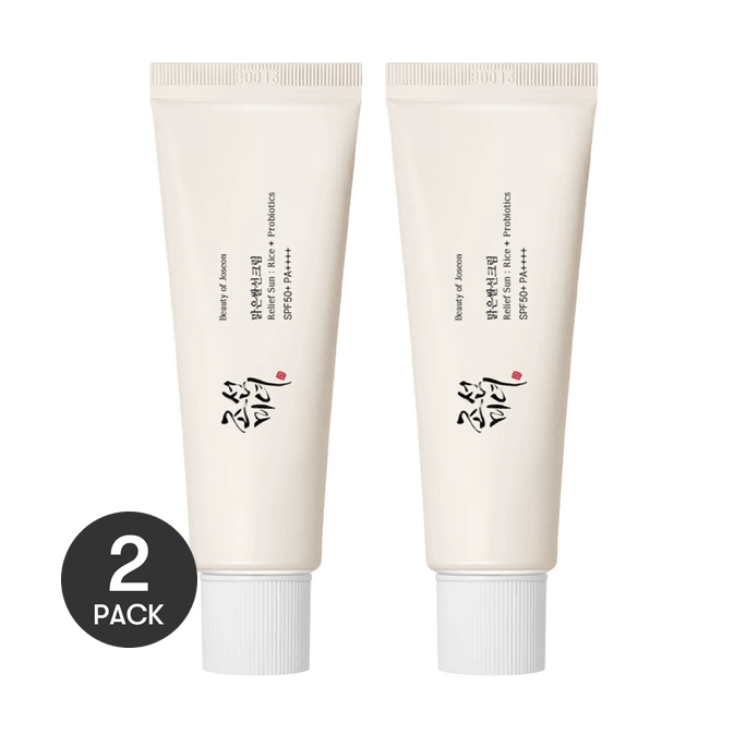 릴리프 선라이스 프로바이오틱스 선스크린 SPF50+·PA++++ 50ml*2【실속팩】