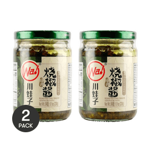 Shao Jiao Jiang - Spicy Garlic Roasted Chili Sauce, 8.11 oz *2【2 Packs】