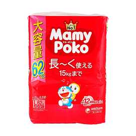 日本UNICHARM尤妮佳 MAMYPOKO 拉拉裤 L码 9-15kg 62片【哆啦A梦联名限定版】
