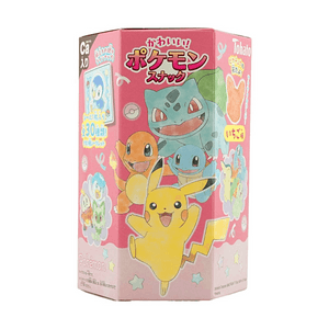 日本TOHATO桃哈多 宝可梦粟米星草莓味 23g 【皮卡丘造型】【内附贴纸】
