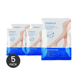Nicotinamide Moisturizing Leg Membrane,  5Pairs【Value Pack】