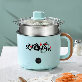 Multifunction Steam & Cooking Pot 18cm Colors May Vary