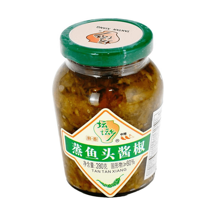 Piment haché pour tête de poisson vapeur, 9,9 oz【Sauce épicée】 4