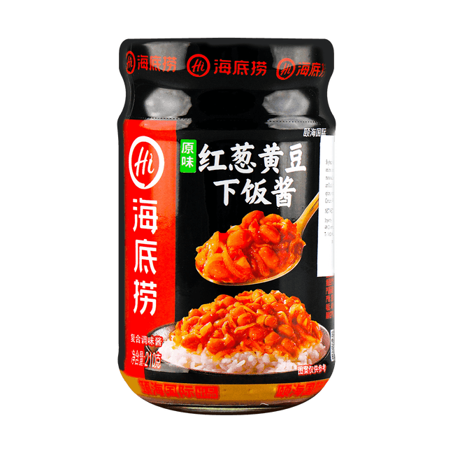 海底捞 好好吃饭 红葱黄豆佐餐酱 210g 包装随机发