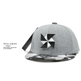 韩国 TEAMLIFE 孩子扇形回转帽 Gray 