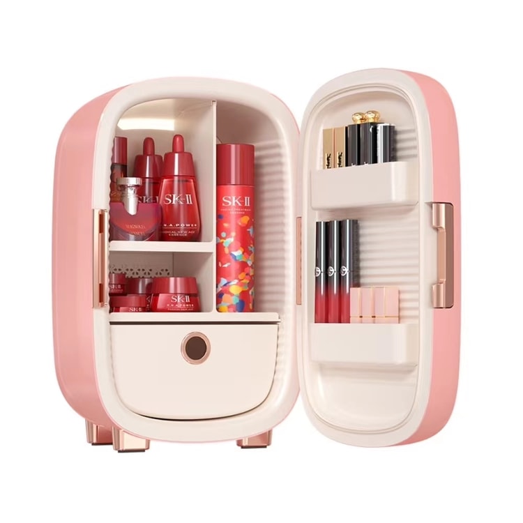 Mini Skincare 4L/6L/8L/10L Custom Logo Pink Cosmetic Refrigerators Beauty  Makeup Fridge - China Mini Refrigerator Household, Mini Fridge for Cosmetic