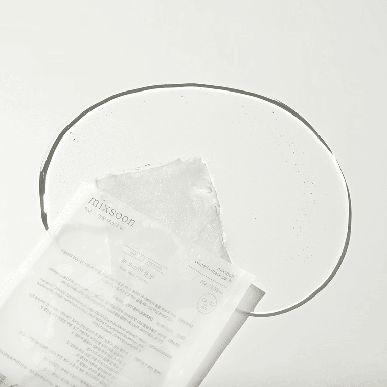韓國MIXSOON純 積雪草面膜 鎮定舒緩 補水保濕 改善屏障 25g*5片入 敏感肌肉可用【ENHYPEN代言】 3