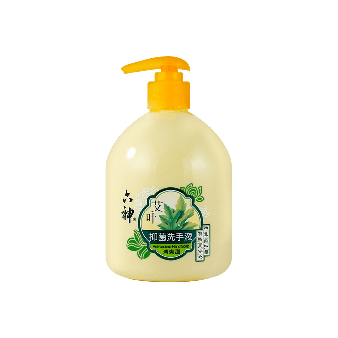 Liushen Argyi Leaf Anti-bacterial Liquid Hand Soap Refreshing 500ml