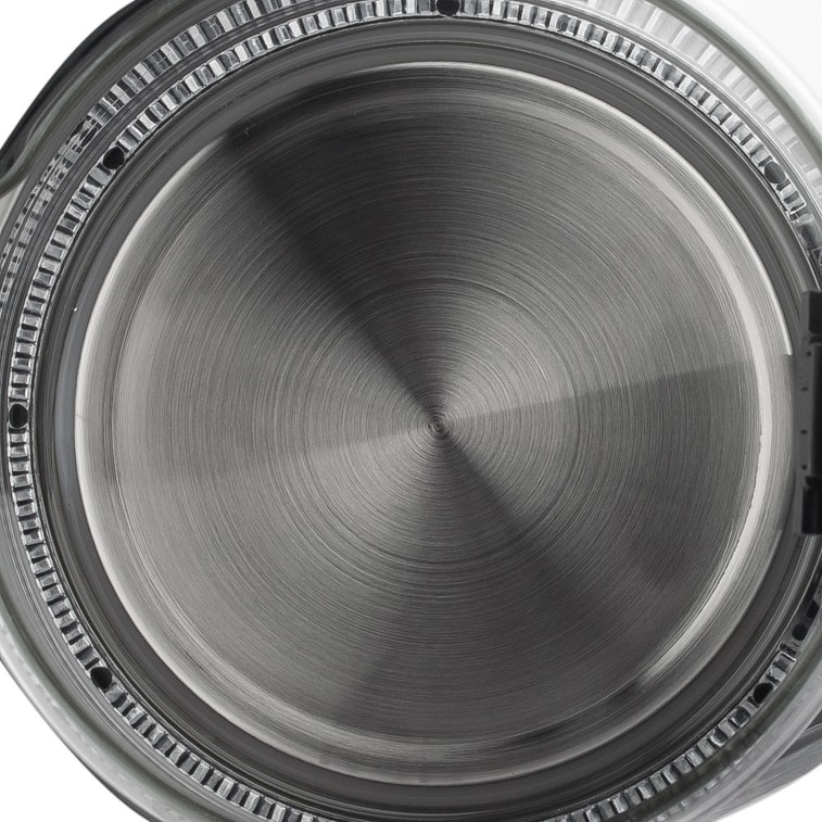 Electric kettle 2.5L glass and stainless steel 110V 4