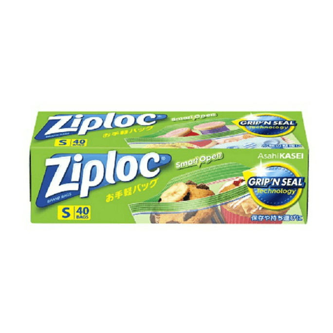 Asahi Kasei Ziploc Easy Bag S [40 pieces] Storage Bag Refrigeration Ziploc