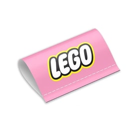 Lego Wash Car Door Logo Sticker/Creative/Decorative Sticker/Toy/Refit-Pink 1Pc