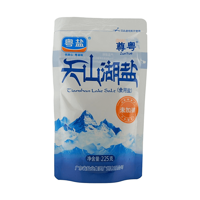 尊粤 未加碘天山湖盐 225g【日晒结晶】【纯净湖盐】