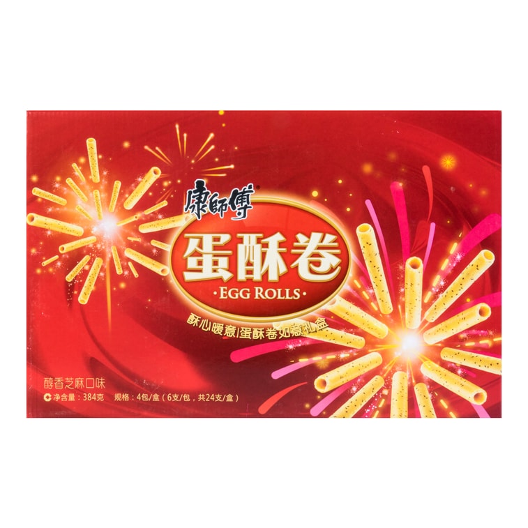 康士府クリスピービスケットロール（ごま味）、380g 12