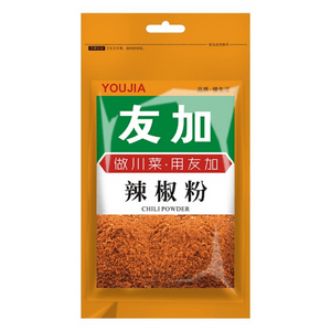 【中國直郵】 友加食品 辣椒粉100g 辣椒麵火鍋燒烤乾碟香辣蘸料麻辣燙四川二荊條辣椒