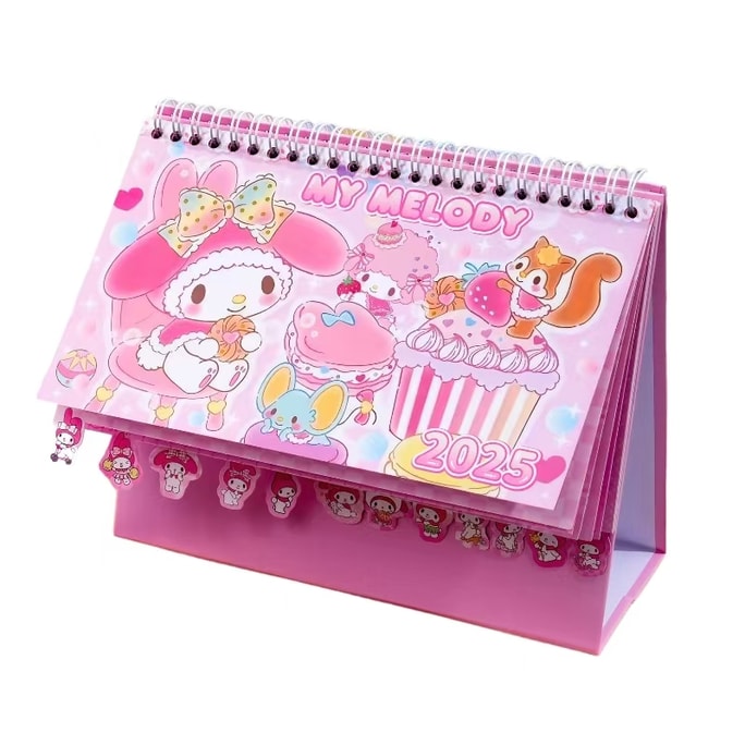 Sanrio 2025 New Year's Calendar Creative Notepad Give Gifts-My Melody 1Pc