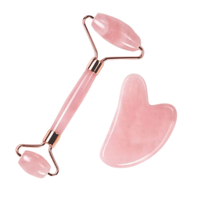 Thickened Imitation Crystal Jade Scraping Board For Facial Beauty Salons With Scraping Board And Roller