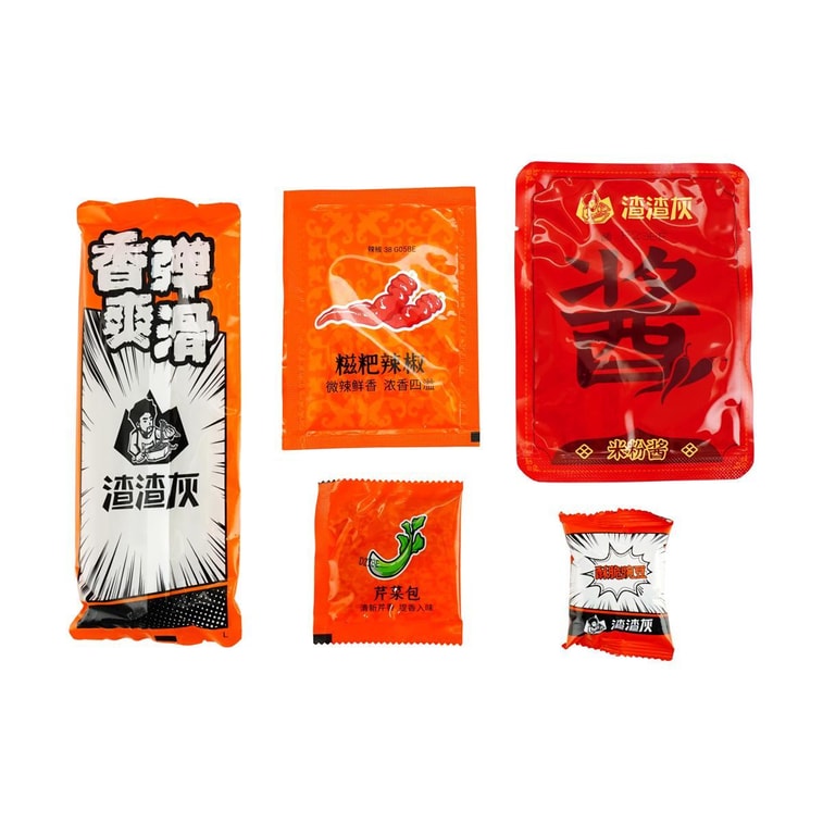 渣渣灰 新疆炒米粉 微辣 216g【免泡空心粉】【选用新疆安集海辣皮子】【升级4包料】 9