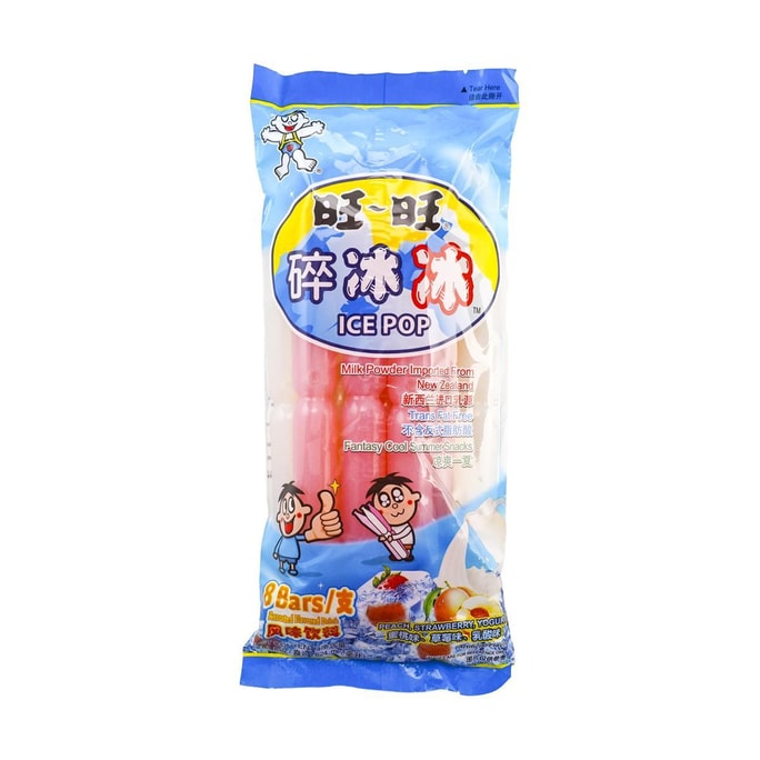 旺旺 碎碎冰可吸冰淇淋 綜合口味 【懷舊點心 常溫冷凍兩種吃法】