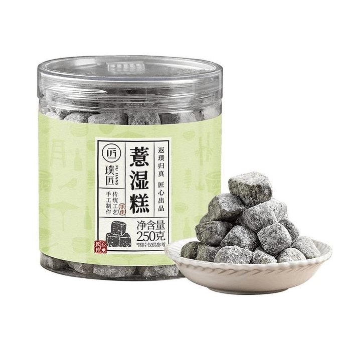 【대만(중국) 직배송】 PURE CRAFT 율무 연자 복령 8가지 곡물 케이크 250g/캔