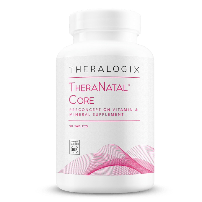 TheraNatal® Core Preconception Vitamin Supplement - Prenatal Vitamins & Fertility Supplement For Women With Folate, Vitamin D3, Choline & More* - NSF Certified