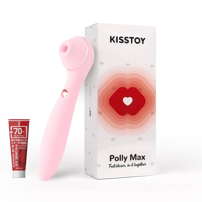 KISSTOY Polly Max Vibrator with Heat Clitoral Sucking 3 Suction Levels 10 Vibration Frequencies