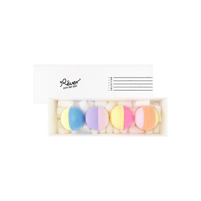 Essential Oil Infused Bath Bombs Gift Sets 4pcs Brightening After-sun Care
