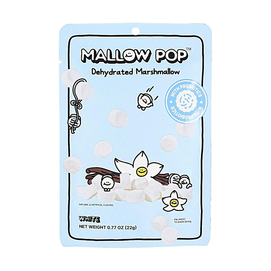 Mallow Pop White Dehydrated Marshmallow With Probiotics 0.77 oz