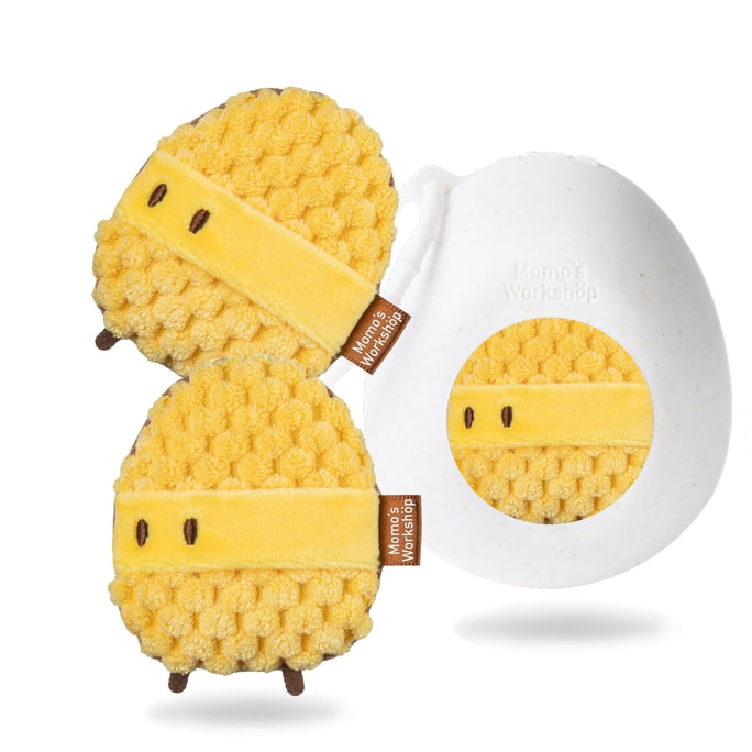Bento series powder puff 2pcs