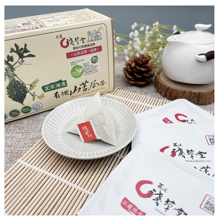【台湾直送】センソウタン オーガニックゴーヤティーバッグ 3g×12袋 4