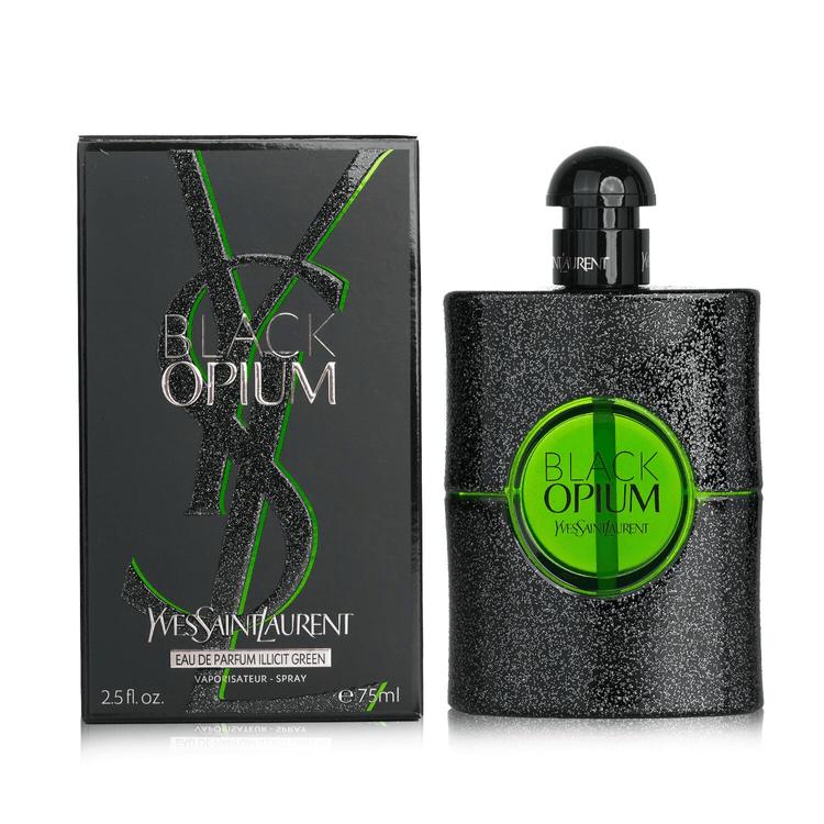 香港直送】イヴ・サンローラン (YSL) ブラック オピウム イリシット グリーン オードパルファム スプレー 75ml/2.5oz - Yami