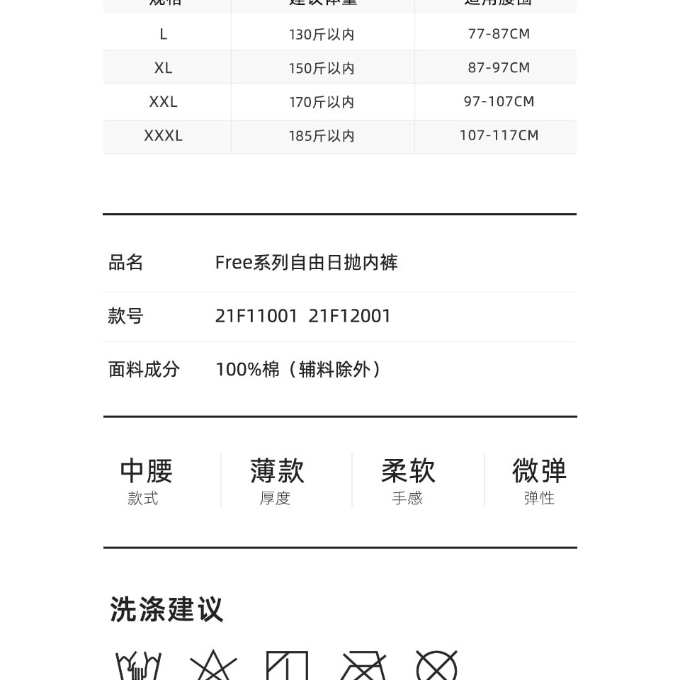 幸棉7條裝M碼日拋褲拋棄式免洗內褲女純棉抗菌月經孕婦旅遊便攜旅行