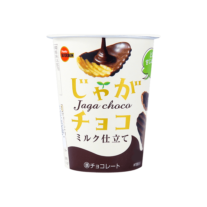 日本BOURBON波路梦 浓厚黑巧克力薯片 40g