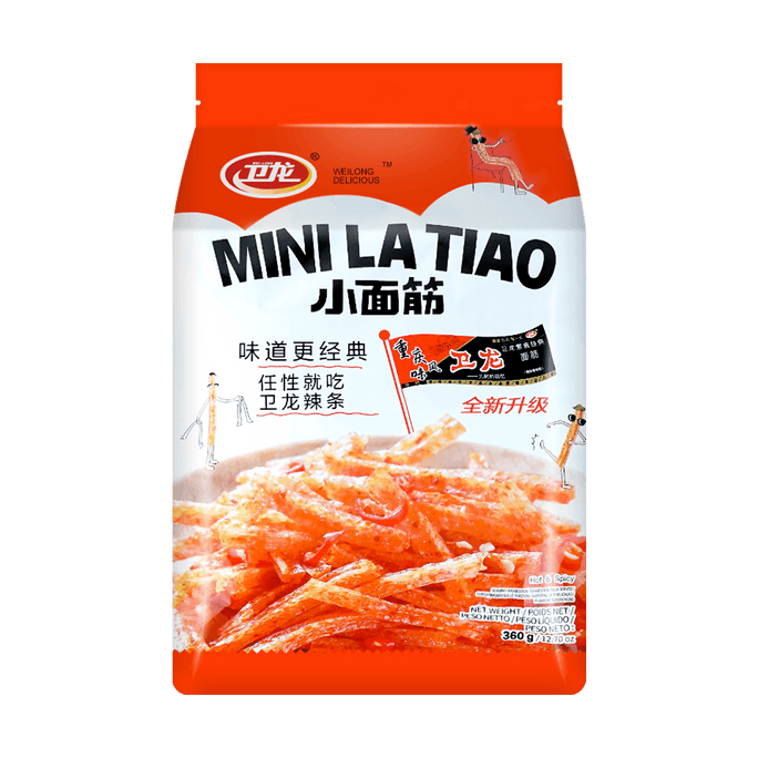 (新旧款随机发货)卫龙小面筋 香辣味 360克