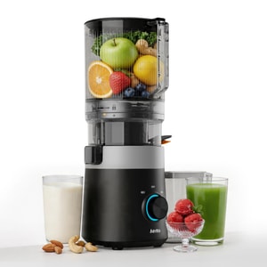 Juicer Machines Wide 6" Chute 3-in-1 Cold Press Juicer for Juice, Sorbet & Nut Milk,Whole Fruits, Hands-Free Design