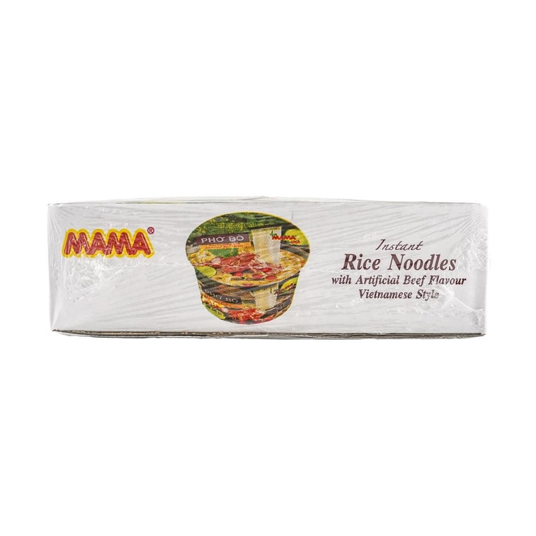 Pho Bo Instant Beef Flavor Soup Bowl Noodle In Vietnamese Style, 2.29 oz*6 Bowl Pack 4