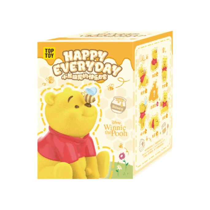 【中国直邮】 TOP TOY TOPTOY 迪士尼小熊维尼的快乐日常系列手办 9cm*1个
