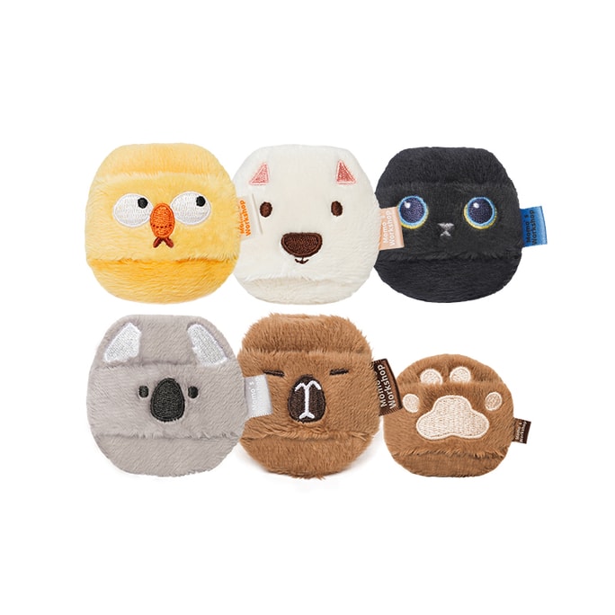 Cute Powder Puff Fluffy Makeup Puff  6pcs for Loose & Pressed Powders Setting and BakingReplacement Powder Puff Fluffy