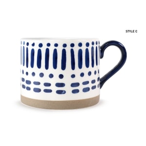 GINKGOHOME Nordic Style Multi-Pattern Ceramic Mug - Style C 16oz