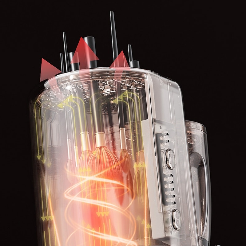 Underwear Washer Dryer Combo Fully Automatic Wash and Dry in One Quick Wash for Makeup Brushes Off-White Single Unit