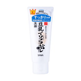 日本SANA莎娜 NAMERAKA HONPO 豆乳美肌 温和保湿洁面乳 美肤洗面奶 舒缓清爽型 150g 孕敏可用