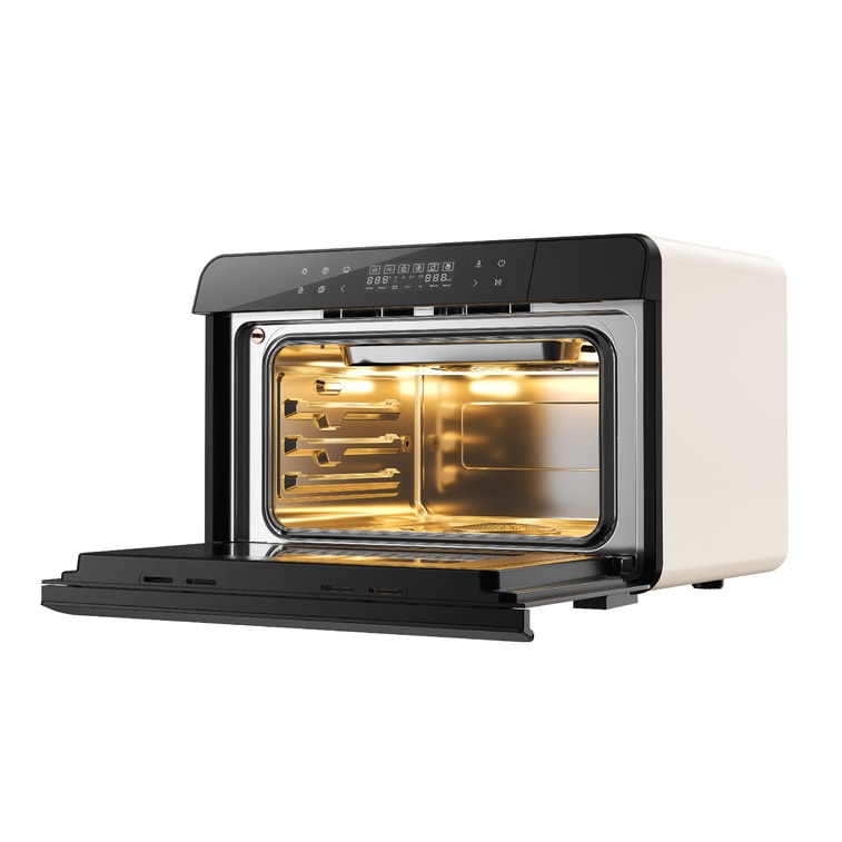  老闆電器 【史低價】蒸烤炸一體機R-Box CT763 蒸汽模式急速鎖鮮 旋風空氣炸 蒸烤多段組合 | 奶油白 6