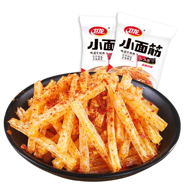 Wei Long Spicy dry tofu small gluten lock fresh pack classic nostalgic ...