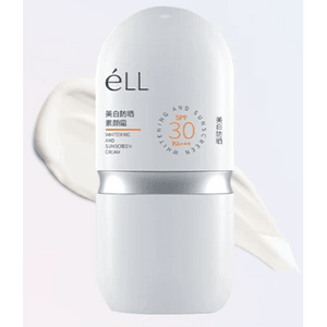 eLL [穎兒同款]éLL面部修顏隔離妝前素顏霜美白提亮隔離三合一懶人霜30g/瓶SPF30 防曬款